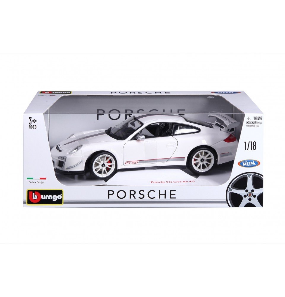 Automodelis Bburago Porsche GT3 RS 4.0, 1:18, 18-11036