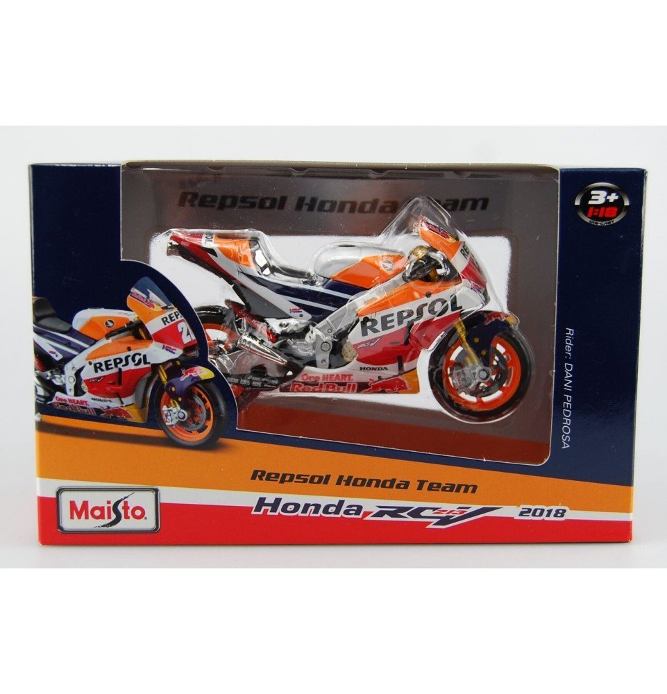 Motociklas Maisto Die Cast 1:18 GP Racing Honda Repsol 2018, 34595