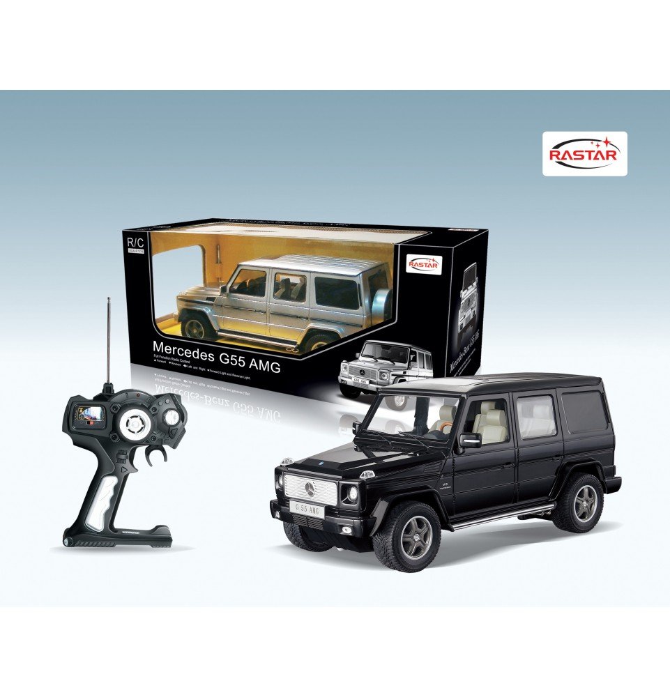 Radijo bangomis valdomas automodelis Rastar Mercedes G55, 1:14, 30400