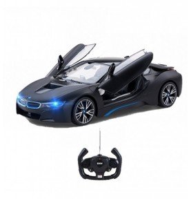 Radijo bangomis valdomas automodelis Rastar RC 1:14 BMW I8, 71060