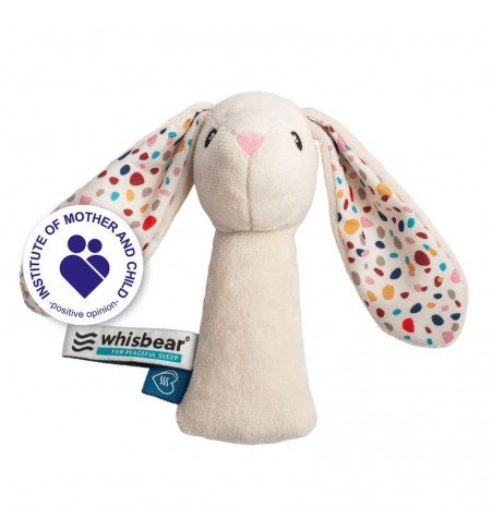Barškutis Whisbear Bunny Cream