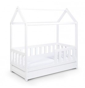 Vaikiška lova Klupš Liv, Balta, 160x80cm
