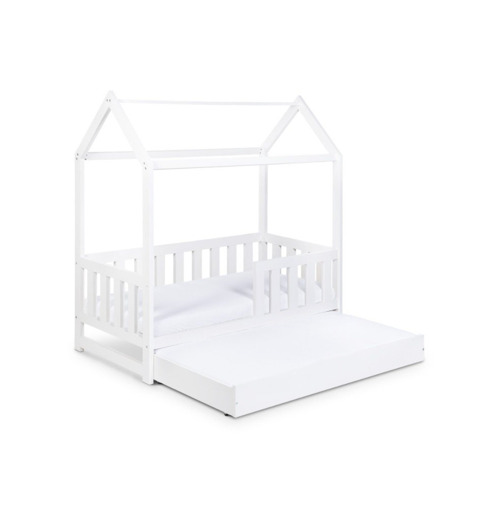 Vaikiška lova Klupš Liv, Balta, 160x80cm