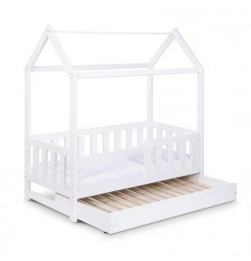 Vaikiška lova Klupš Liv, Balta, 160x80cm