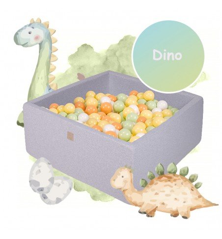 Kamuoliukų baseinas Dino, 300 kamuoliukų, 40cm