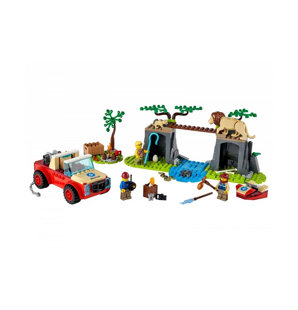 LEGO® City Laukinės gamtos gelbėtojų visureigis 60301