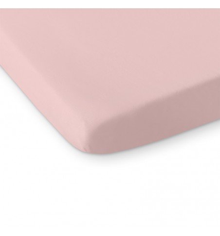 Medvilninė paklodė Bobono Light Pink, 120x60cm