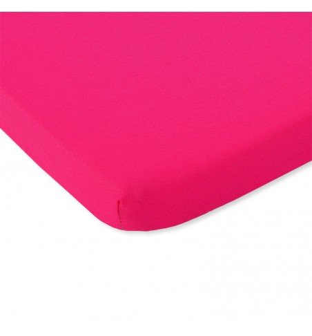 Medvilninė paklodė Bobono Dark Pink, 120x60cm