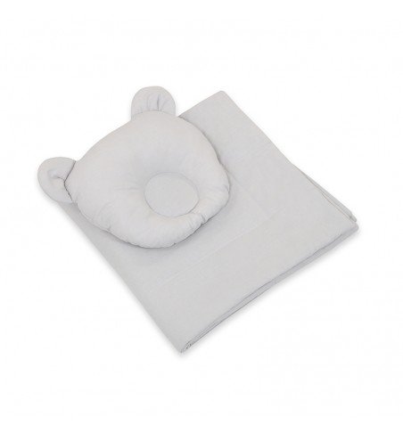 Pagalvės ir anklodės komplektas My Sweet Baby Grey