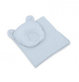 Pagalvės ir antklodės komplektas My Sweet Baby Blue, 77 x 77 cm