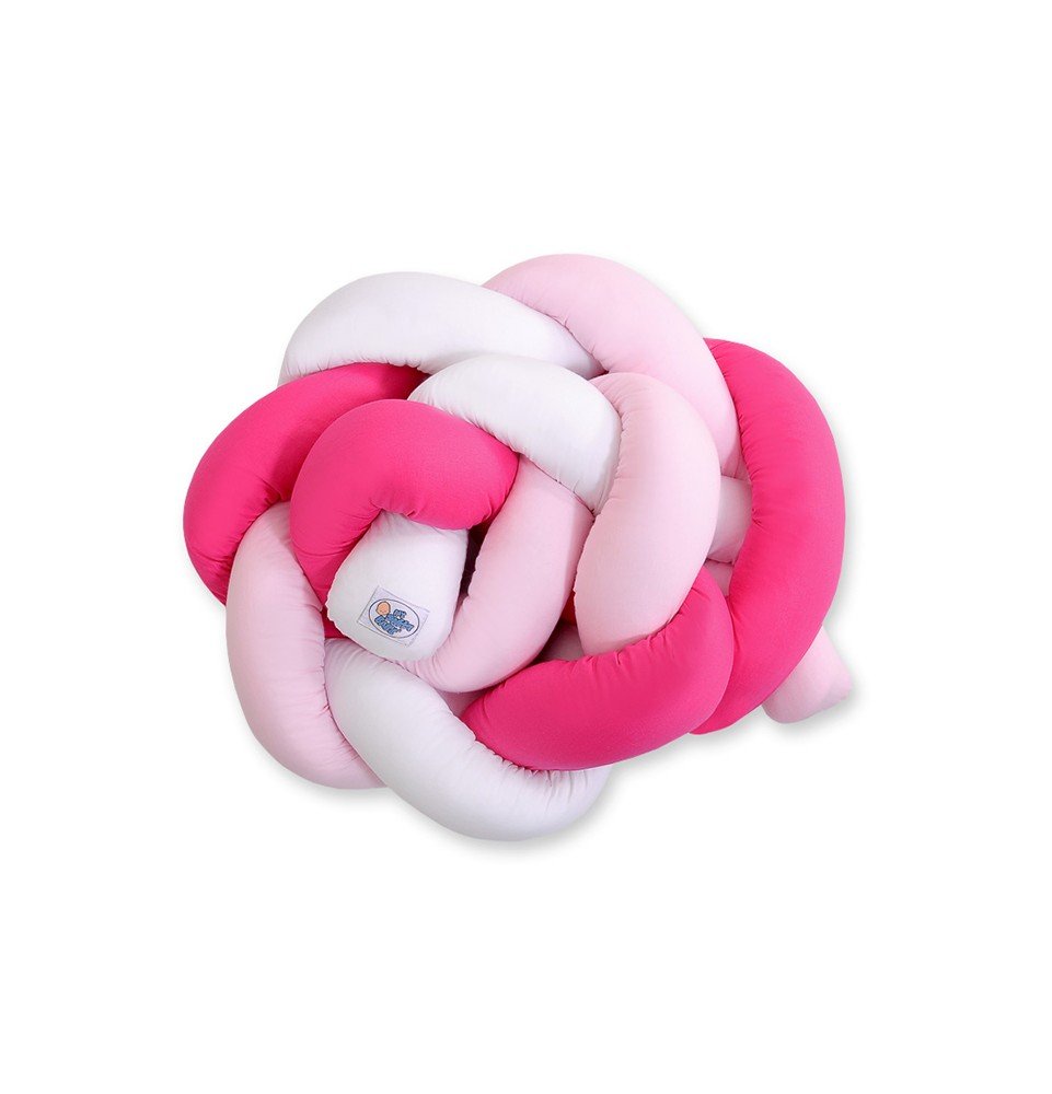 Pinta vaikiškos lovelės apsauga My Sweet Baby Pink/White Pinta vaikiškos lovelės apsauga My Sweet Baby Pink/White