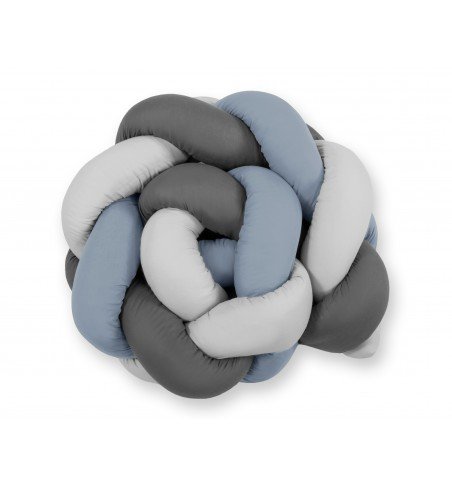Pinta vaikiškos lovelės apsauga My Sweet Baby Dark Blue/Grey/Antrachite