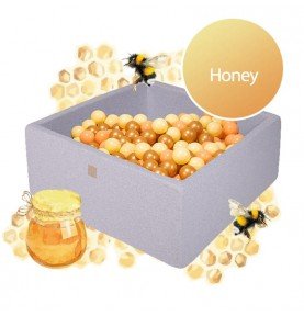 Kamuoliukų baseinas Honey, 300 kamuoliukų, 40cm