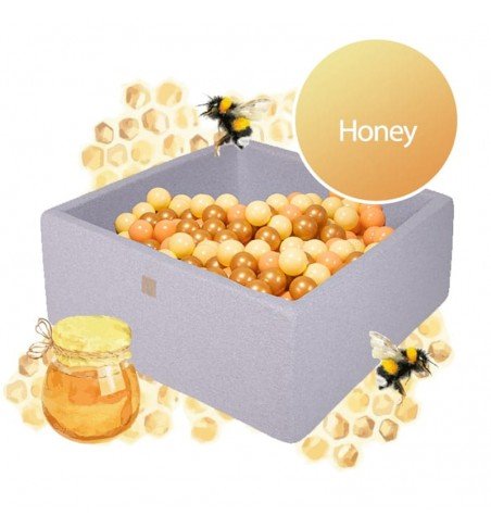 Kamuoliukų baseinas Honey, 300 kamuoliukų, 40cm