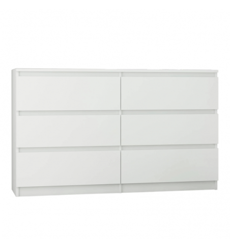 Komoda Simple White R120, Balta