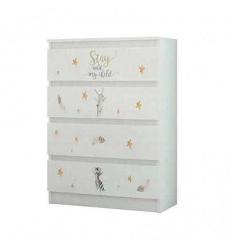 Komoda Sweet Dreams R4, Balta, 38295