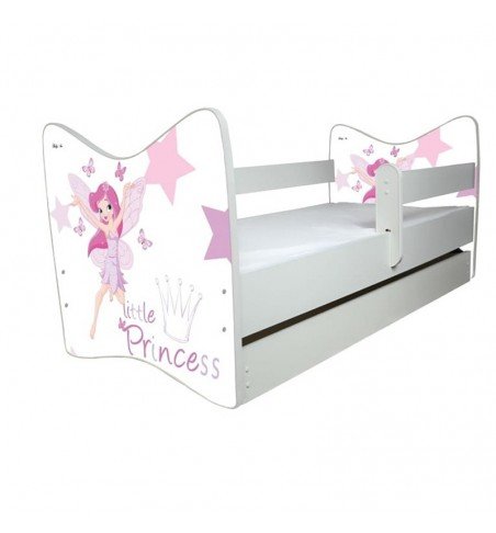 Vaikiška lova su stalčiumi Junior Deluxe Little Princess, 140x70cm