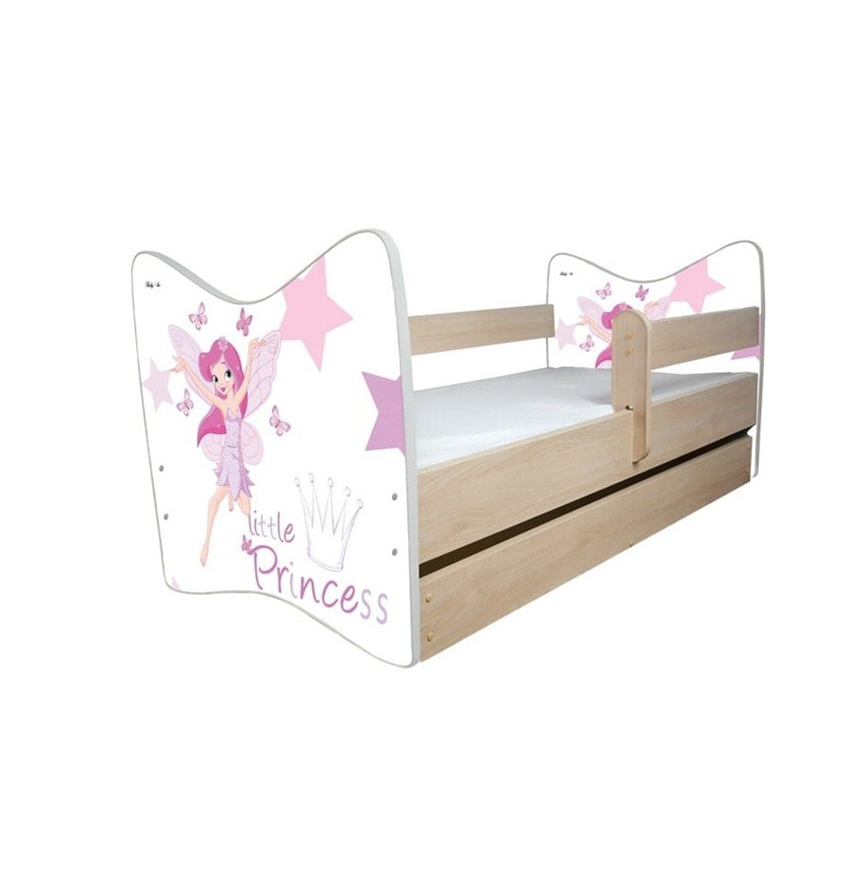Vaikiška lova su stalčiumi Junior Deluxe Little Princess, 140x70cm