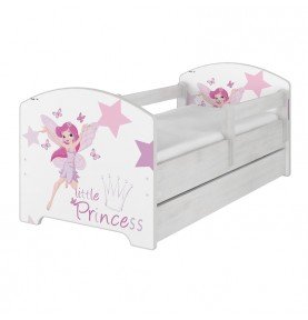 Vaikiška lova su stalčiumi Oscar Little Princess, 140x70cm