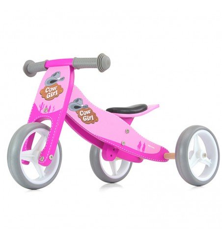 Balansinis dviratukas Milly Mally Jake Classic 2in1 Cowgirl
