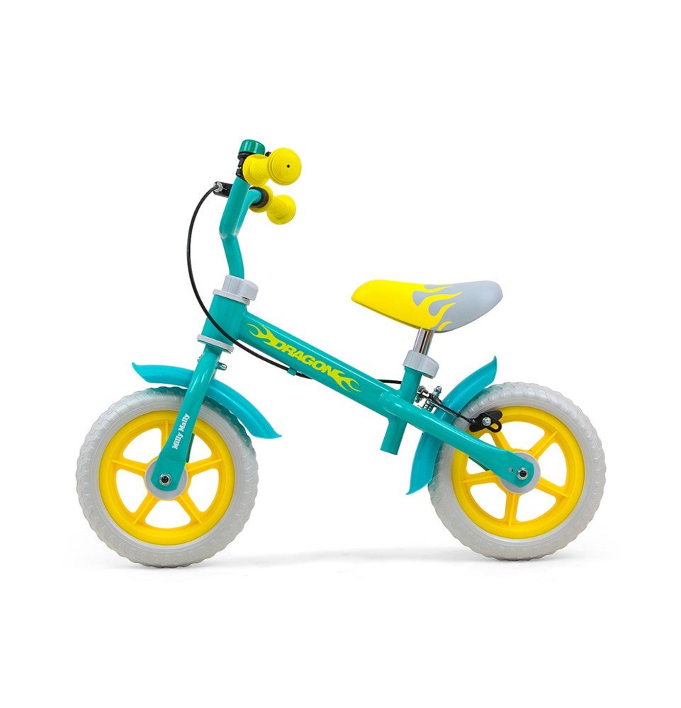 Balansinis dviratukas su stabdžiais Milly Mally Dragon Mint