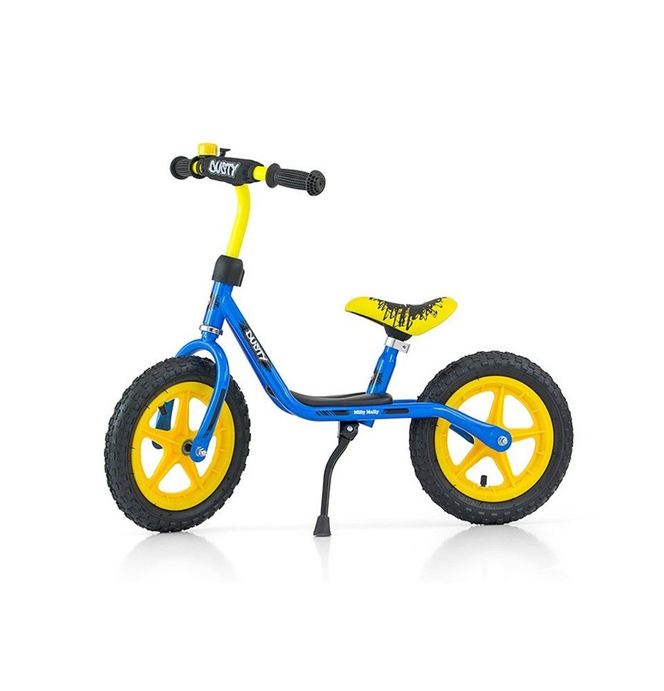 Balansinis dviratukas Milly Mally Dusty 12" Blue-Yellow