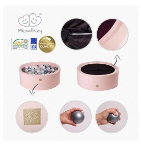 Kamuoliukų baseinas Velvet, 200 kamuoliukų, 30cm, 150