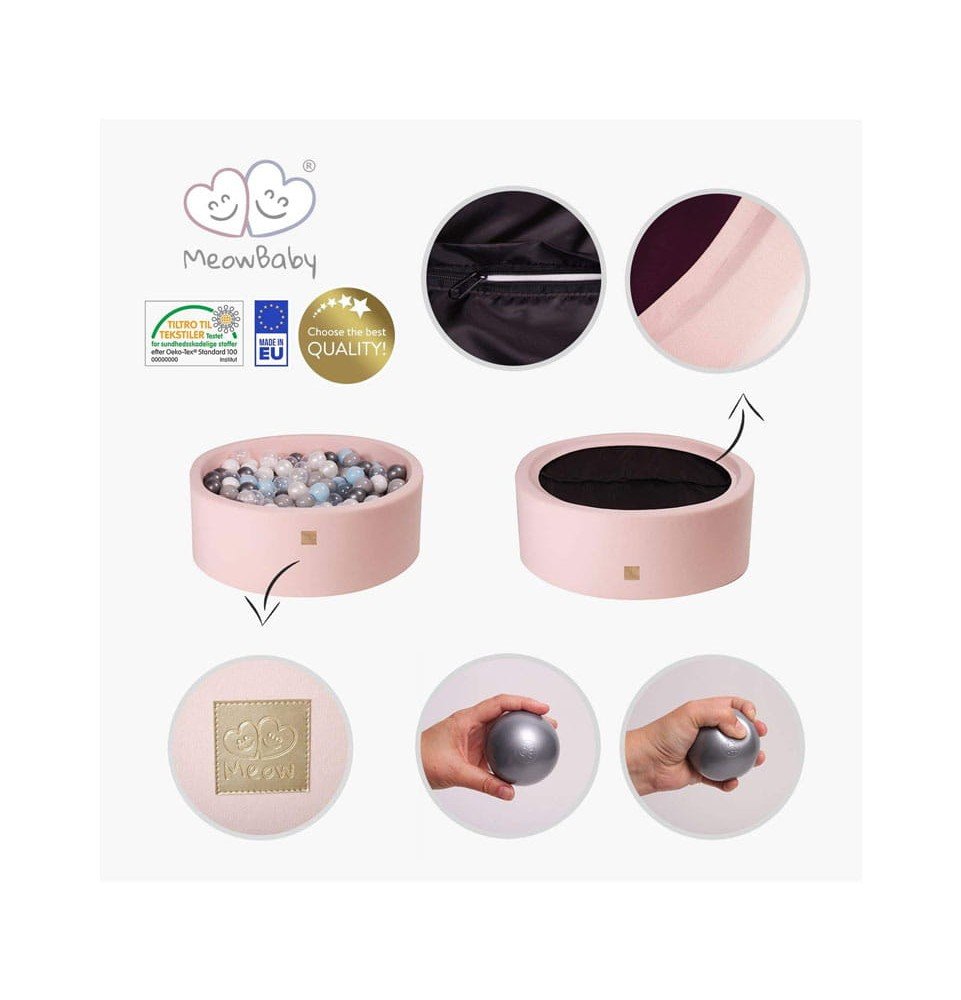 Kamuoliukų baseinas Angel, 250 kamuoliukų, 30cm