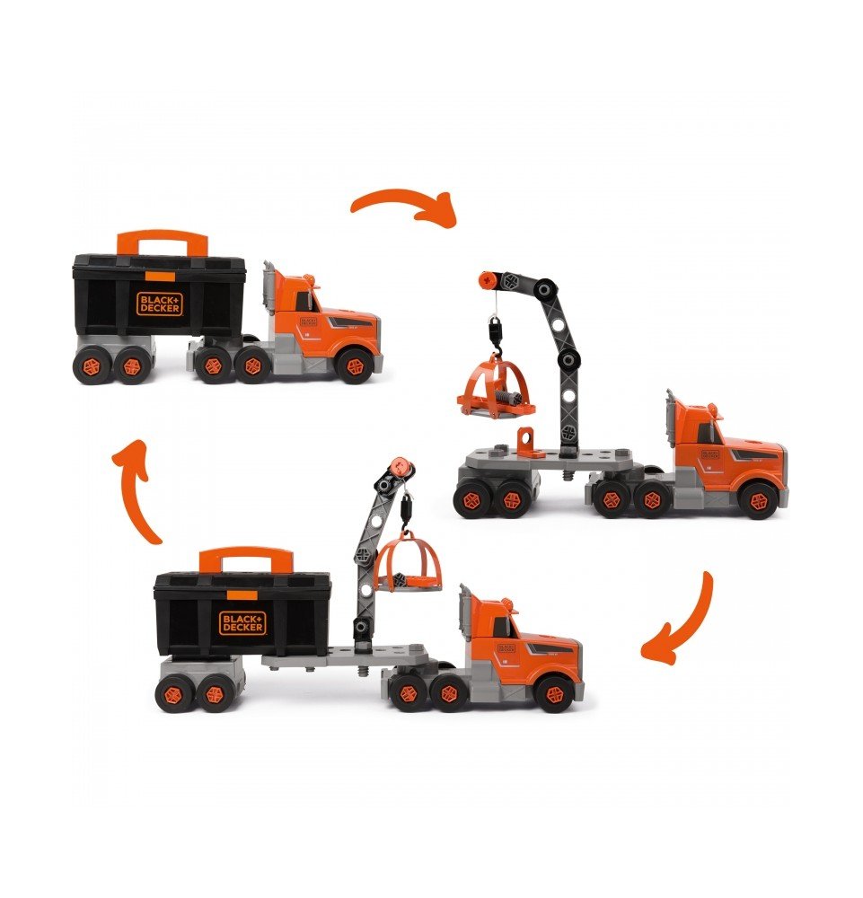 Vilkikas su priedais Smoby Truck Black & Decker