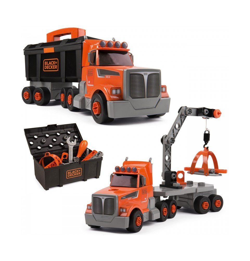Vilkikas su priedais Smoby Truck Black & Decker