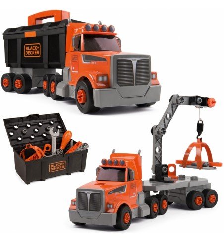 Vilkikas su priedais Smoby Truck Black & Decker