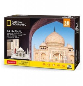 3D dėlionė iš serijos Cubicfun National Geographic Taj Mahal