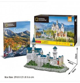 3D dėlionė Cubicfun Neuschwanstein pilis, 121det.