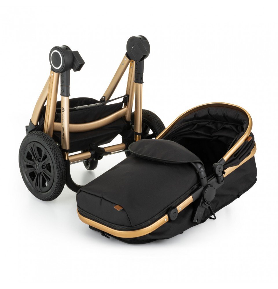 Universalus vežimėlis Petite&Mars Grand II 2in1 Black Gold