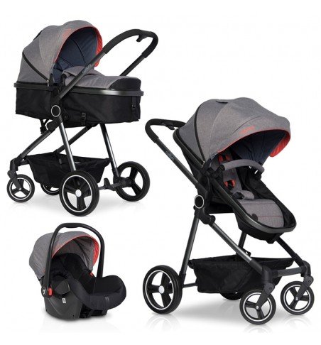 Universalus vežimėlis Colibro Onemax 3in1, Dove