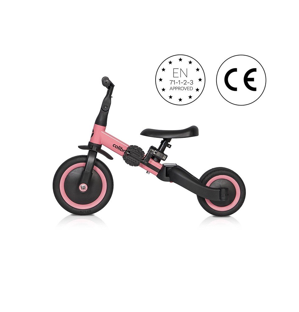 Balansinis dviratukas Colibro Tremix 4in1 Rose