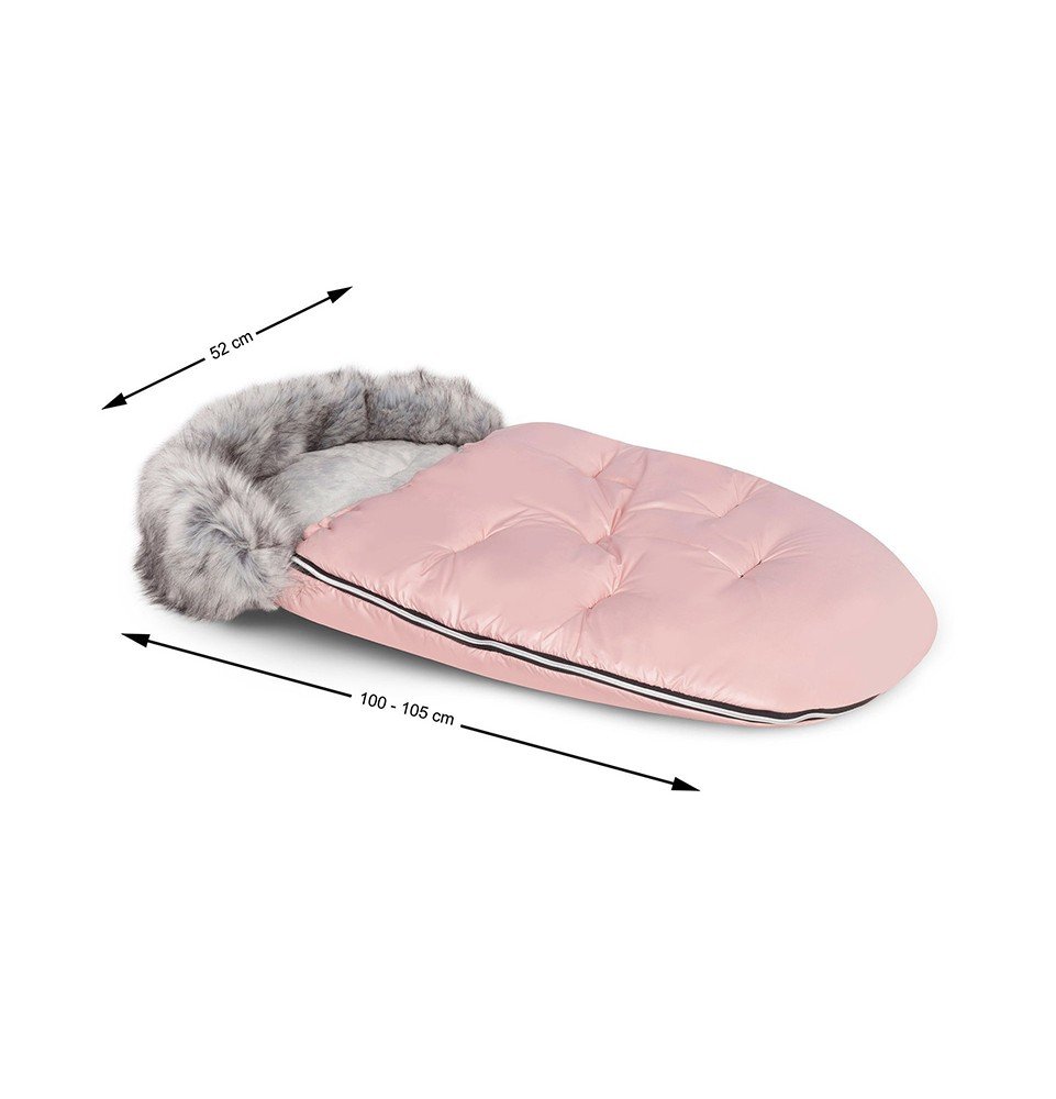 Miegmaišis vežimėliui ir rogutėms Colibro Powder Pink
