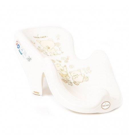 Gultukas į vonelė Tega Bear, White