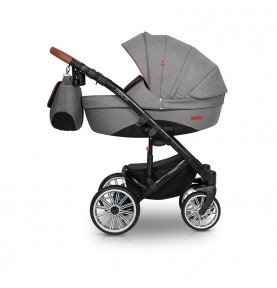 Universalus vežimėlis Euro-Cart Delta 3in1 Anthracite