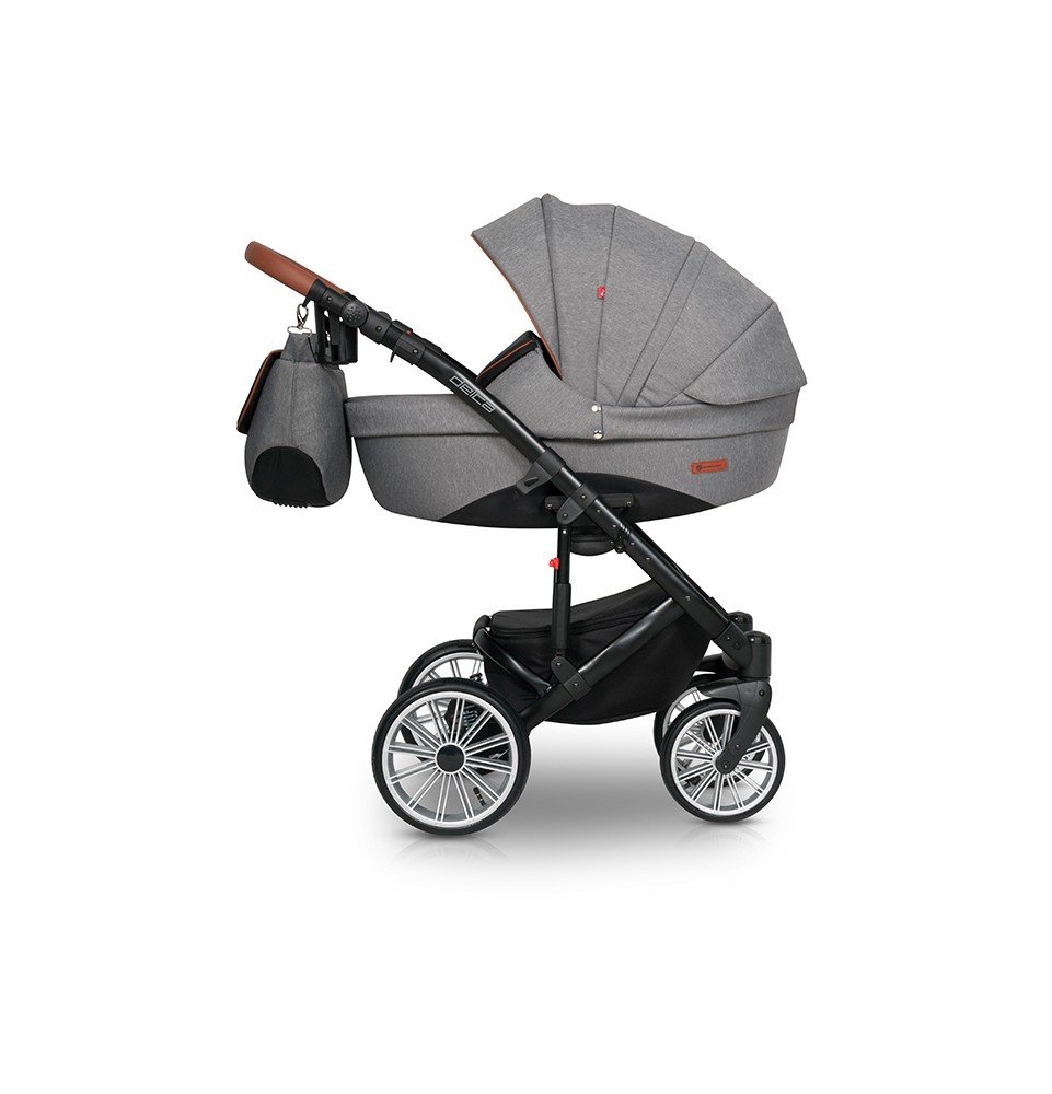 Universalus vežimėlis Euro-Cart Delta 3in1 Anthracite