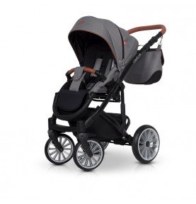 Universalus vežimėlis Euro-Cart Delta 3in1 Anthracite