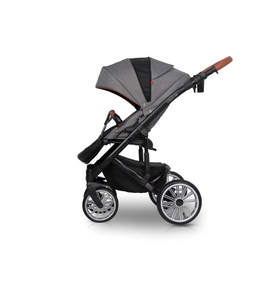 Universalus vežimėlis Euro-Cart Delta 3in1 Anthracite