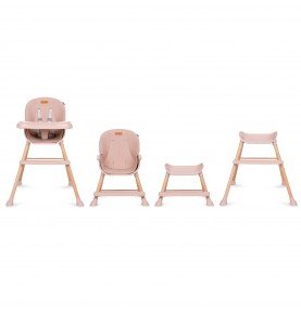 Maitinimo kėdutė Kidwell Eatan Wood Pink