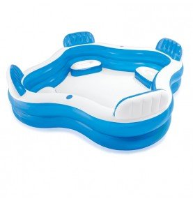 Pripučiamas baseinas Intex Inflatable Family Lounge Pool 229x229x66cm