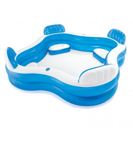 Pripučiamas baseinas Intex Inflatable Family Lounge Pool 229x229x66cm