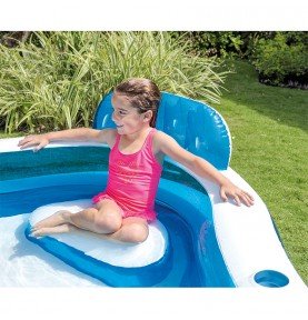 Pripučiamas baseinas Intex Inflatable Family Lounge Pool 229x229x66cm