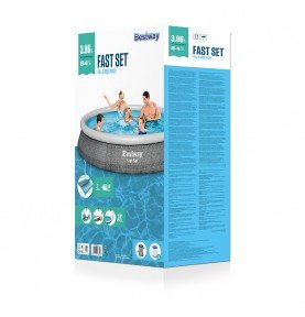 Baseinas su filtru Bestway Fast Set 396x84cm