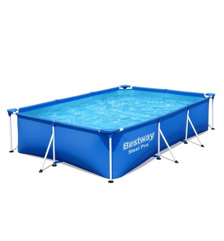 Karkasinis baseinas su filtru Bestway Steel Pro 56411, 300x201x66cm