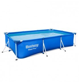 Karkasinis baseinas su filtru Bestway Steel Pro 56411, 300x201x66cm
