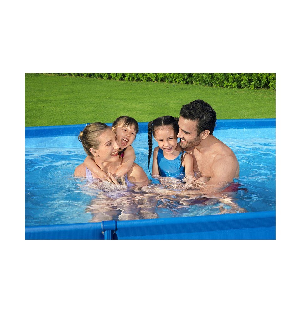 Karkasinis baseinas su filtru Bestway Steel Pro 56411, 300x201x66cm